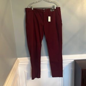 NWT Express Flat Front Skinny Hyper Stretch Chinos Sz 36x32